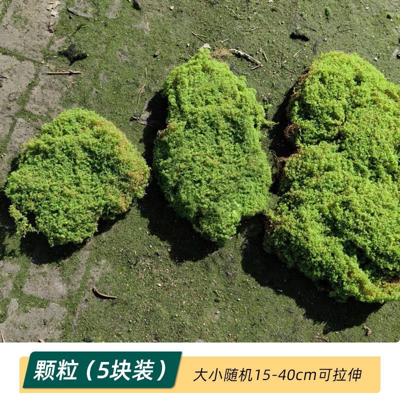 Artificial Moss Plant Set for Indoor Micro Landscape, Soft Green Fake Moss Decoration for Window and Aisle|Home Decor