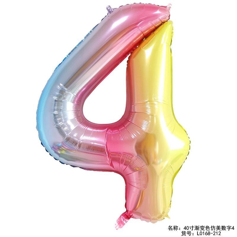 Personalized Birthday Number Balloons Aluminum Foil Party Decorations|Party Supplies Balloons