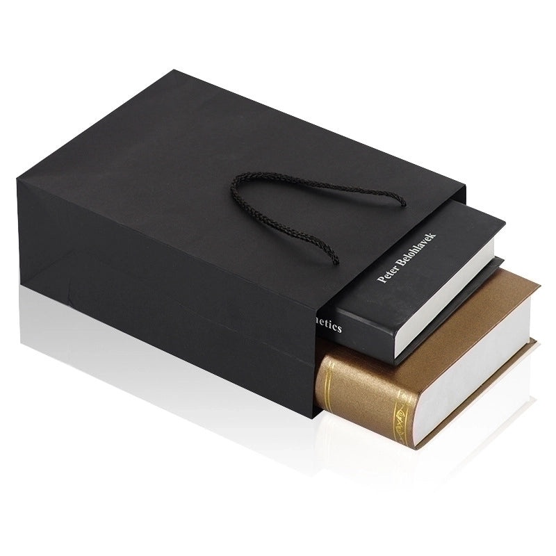 10 Black Paper Gift Bags with Handles|Gift Bags & Wrapping Supplies