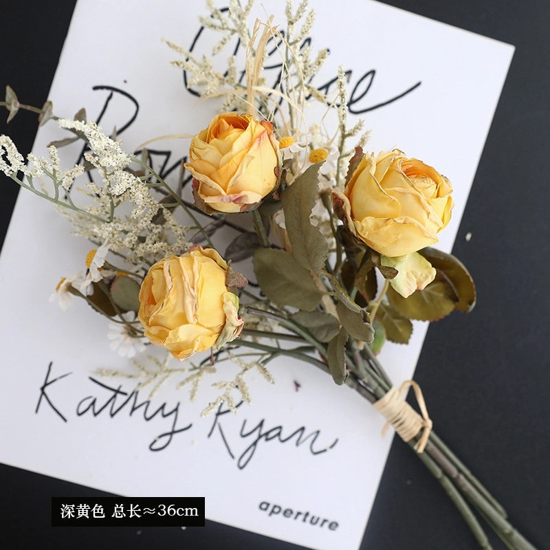 Minimalist Classic Silk Flower Artificial Plants Decorative Imitation Flowers|Home Decor Artificial Plants