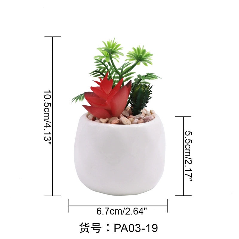 Minimalist Plastic Artificial Plant Flowers for Home Decor|Home & Garden Artificial Plants