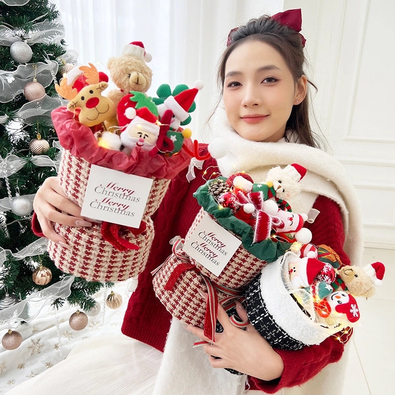 Nordic Christmas Santa Bear Decoration | Holiday Home Decor