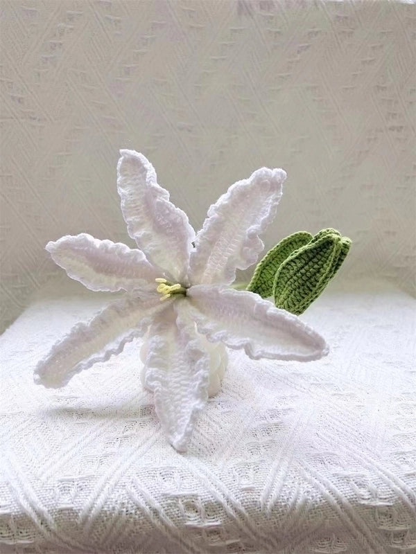 Handmade Pastoral Flower Yarn Artificial Blooms|Home Decor & Artificial Flowers