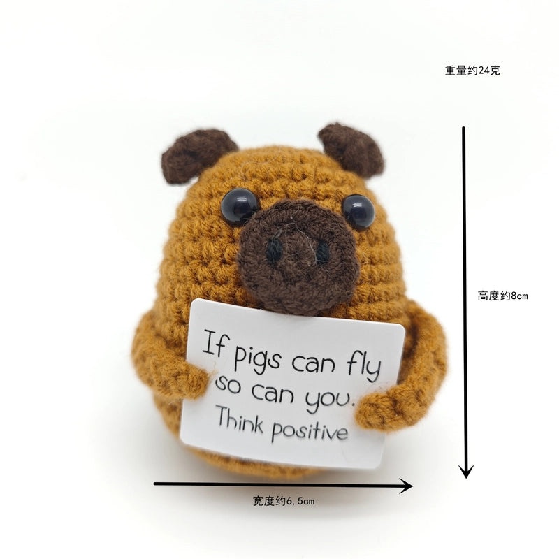 Adorable Animal and Fruit Vegetable Yarn Ornaments for Home Decor | Home Decor & Accessories