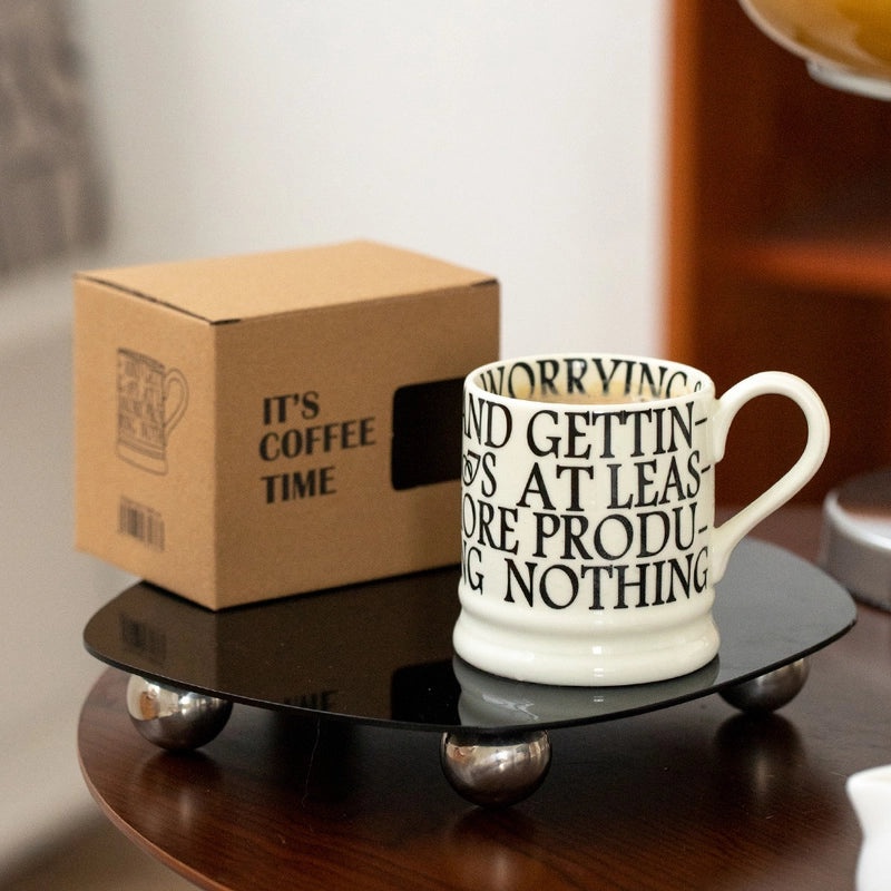 Vintage Ceramic Letter Water Bottle 1 Pc|Home & Kitchen