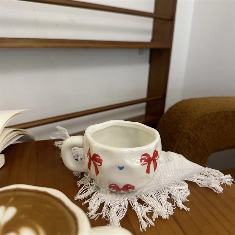 Retro Floral Ceramic Water Bottle Set | Home & Kitchen Accessories