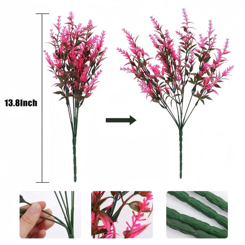 Artificial Lavender Wheat Ear Flowers | Home Decor & Artificial Plants