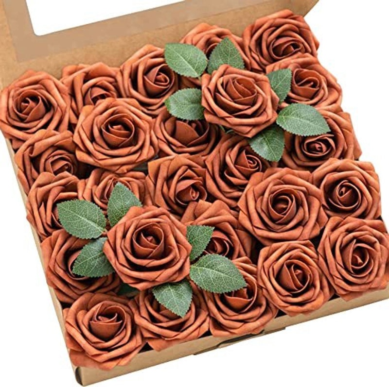 Chic Floral Plastic Artificial Flowers for Women|Home Decor & Artificial Flowers