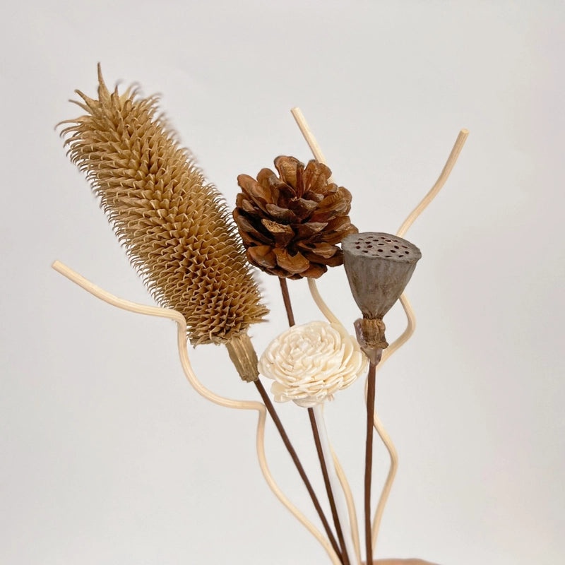 Elegant Romantic Dried Flower Arrangement Preserved Fresh Artificial Floral Decoration|Home Decor Artificial Flowers