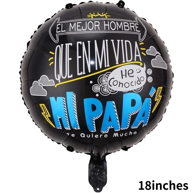 50 Pack Heart Shaped Bow Knot Aluminum Foil Balloons for Father's Day Party Decoration|Party Supplies Balloons