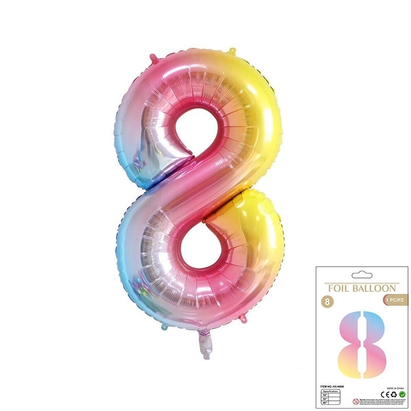 Personalized Birthday Number Balloons Aluminum Foil Party Decorations|Party Supplies Balloons