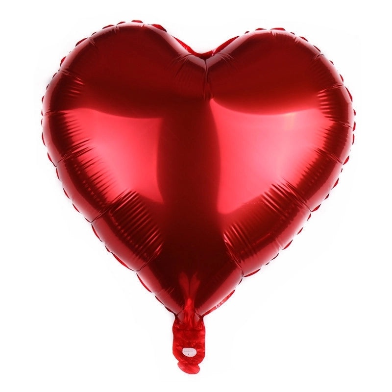 50 Pack Valentine's Day Heart-Shaped Aluminum Foil Balloons for Party Decor|Party Supplies