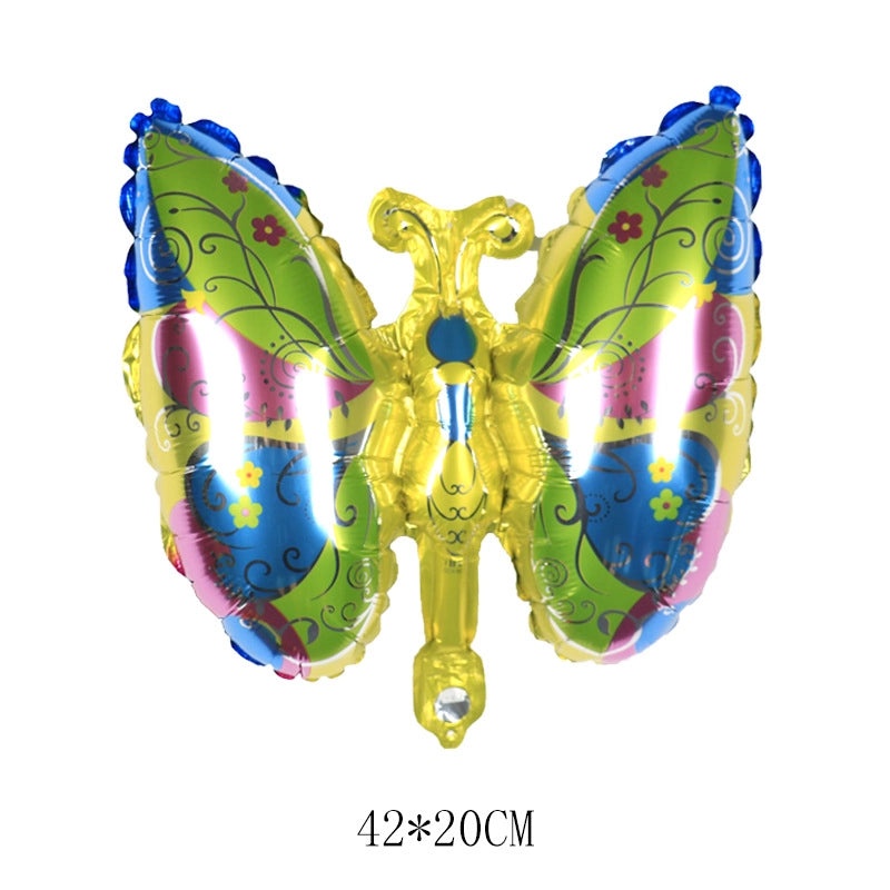 Children's Day Animal Dinosaur Butterfly Foil Balloon Party Decoration 1 Piece | Party Supplies Balloons