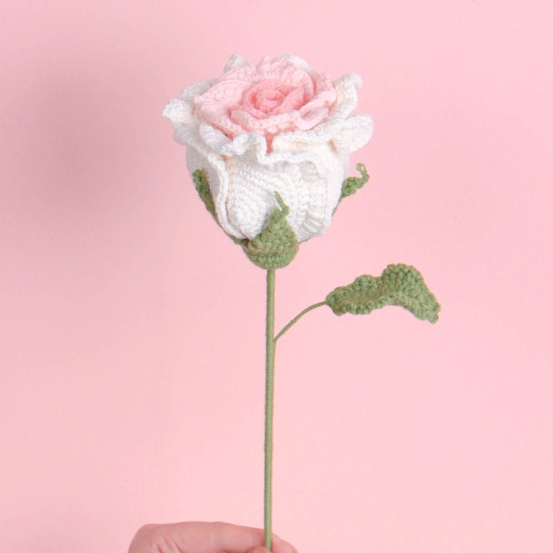 Elegant Preserved Fresh Flower Yarn for Ladies' Party Street Style|Women's Accessories