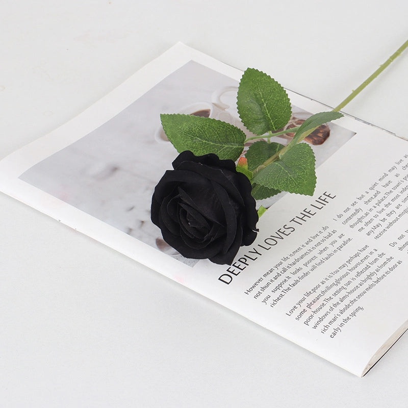 Velvet Pearl Rose Wall Decor for Home Hotel Wedding Valentine's Day | Home Decor & Wall Art