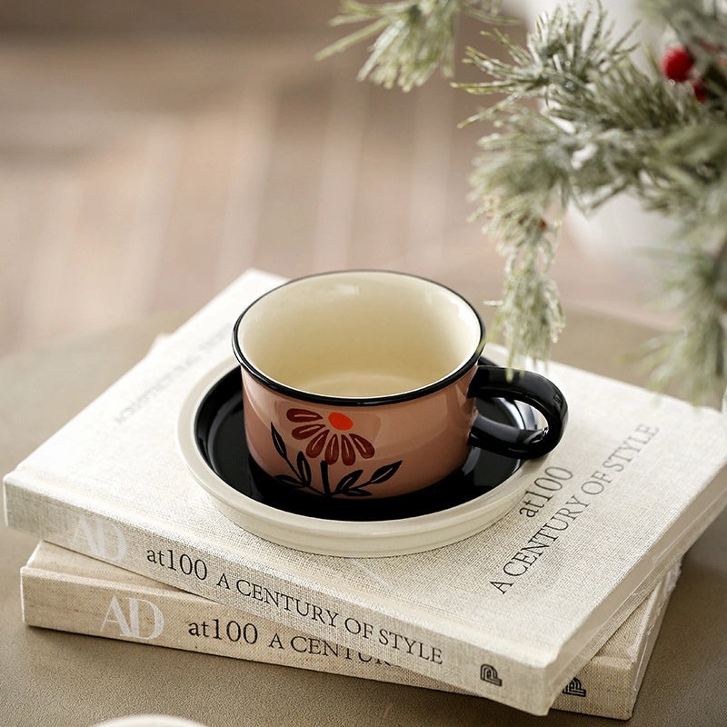 Retro Multicolor Ceramic Water Bottle Set for Casual Elegant Use | Home & Kitchen Accessories