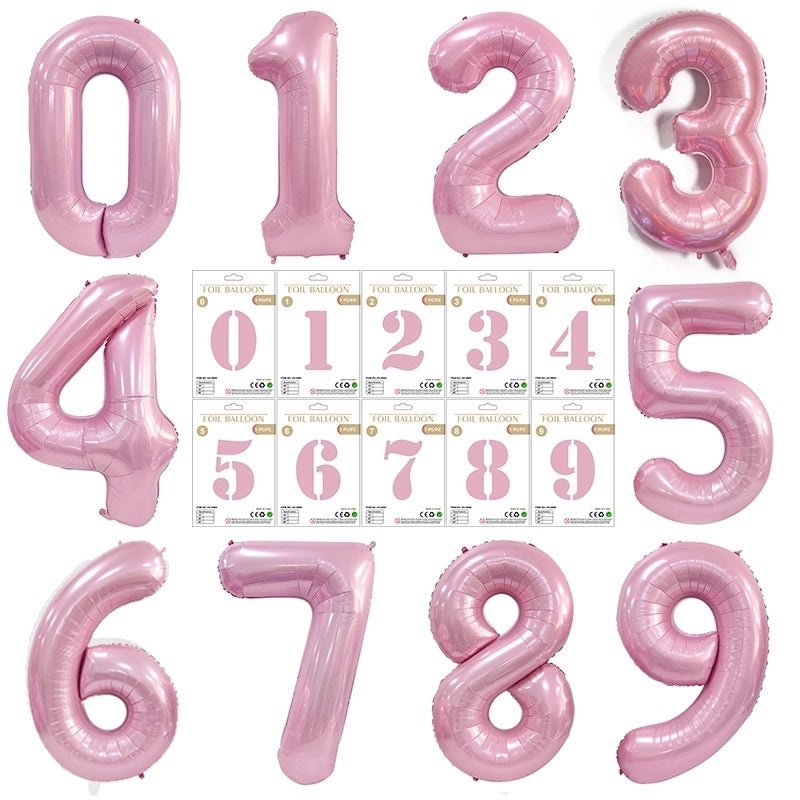Personalized Birthday Number Balloons Aluminum Foil Party Decorations|Party Supplies Balloons