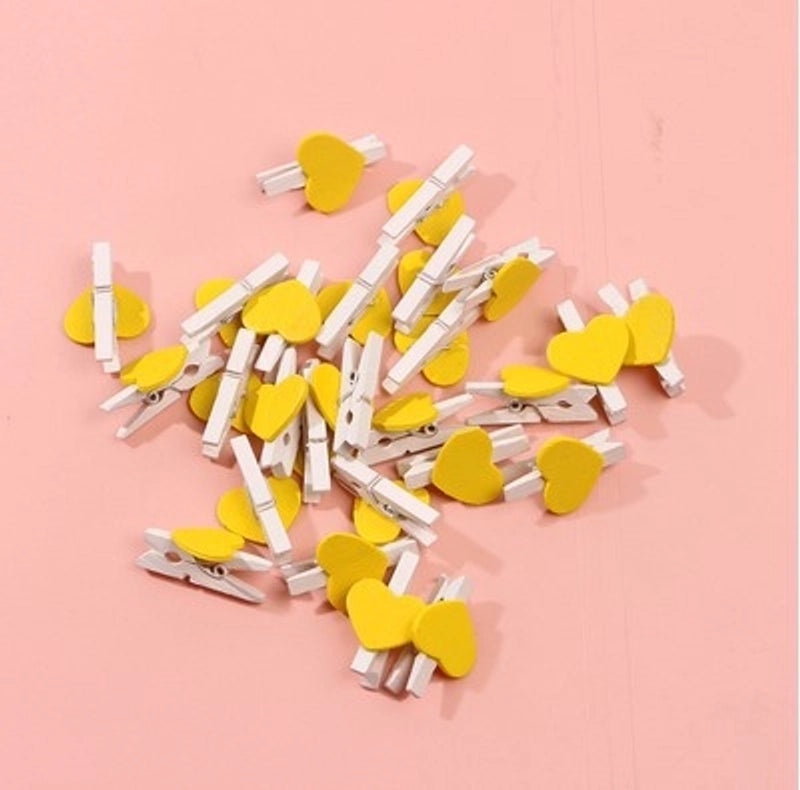 100 Pieces Wooden Love Charms for DIY Jewelry Making|Jewelry Making Supplies