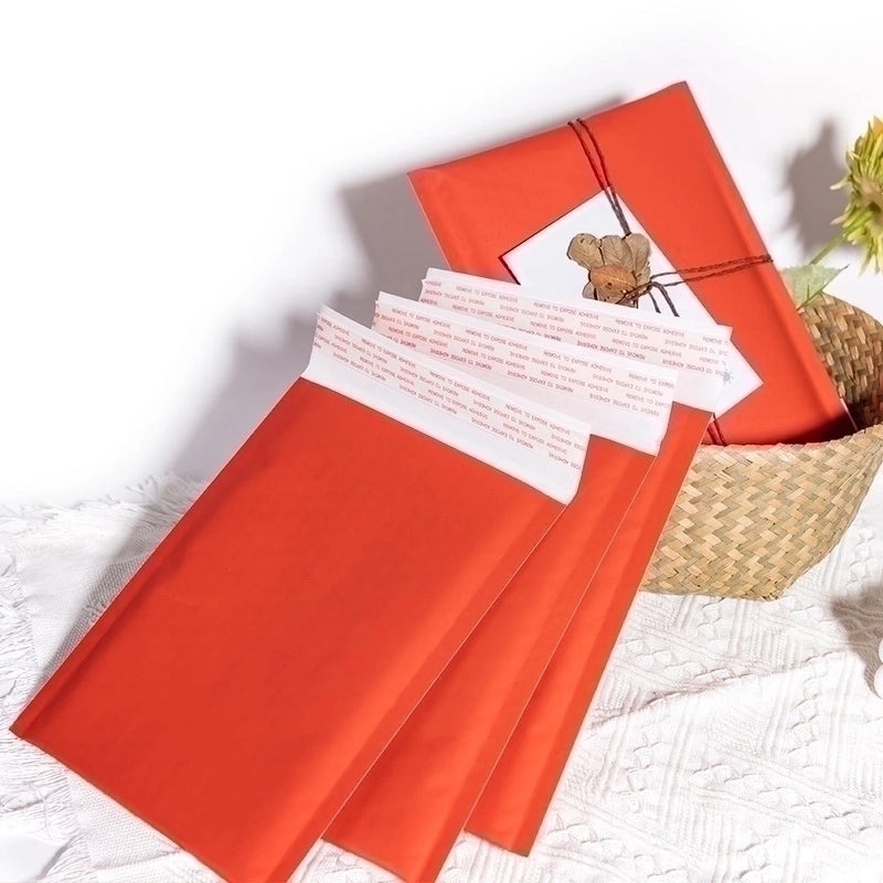 Simple Solid Color Kraft Paper Envelope Pouch|Bags & Accessories