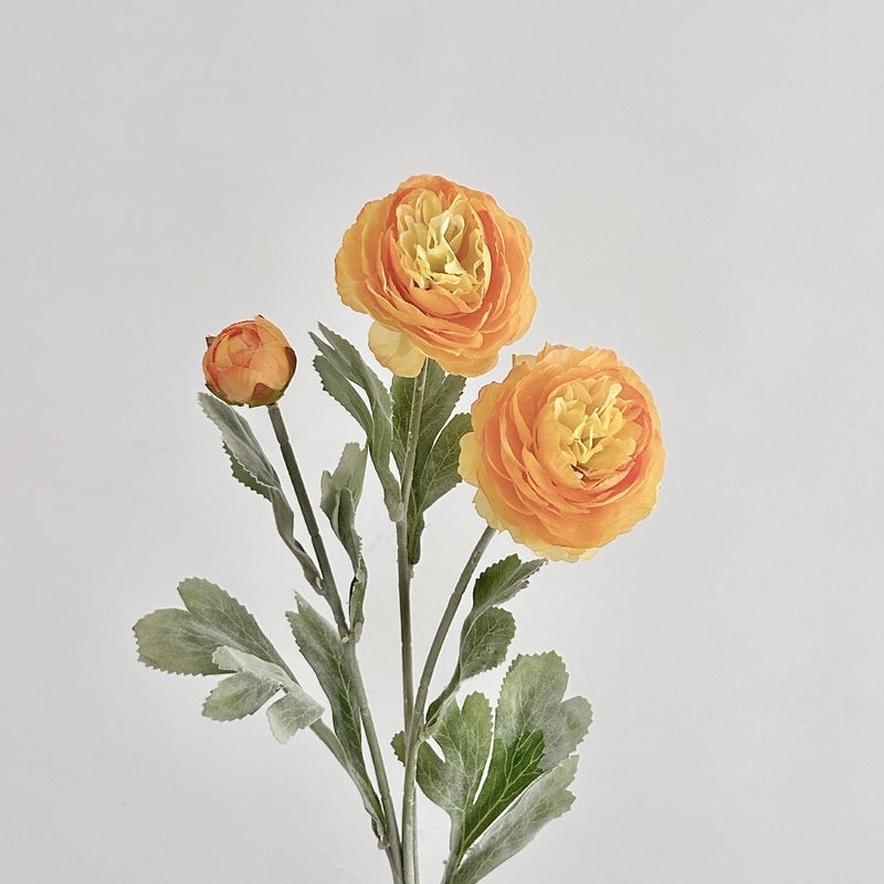 3-head Flocking Lotus Dew Simulation Flower Artificial Peony for Home Living Room Window Decor|Home Decor Artificial Flowers