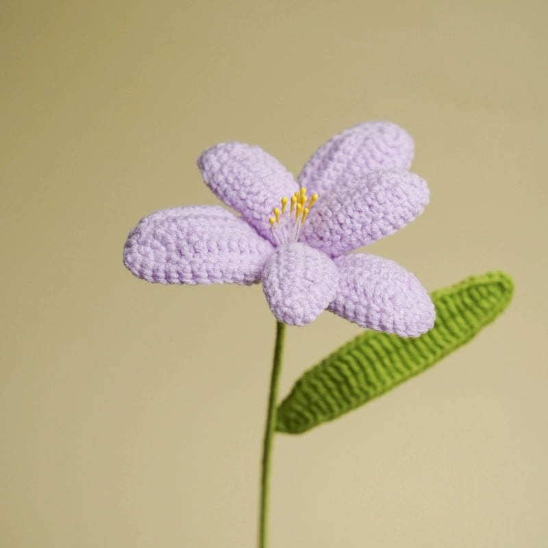 Handmade Wool Tulip Bouquet Crocheted Artificial Flowers for Valentine's & Teacher's Day|Home Decor & Gifts