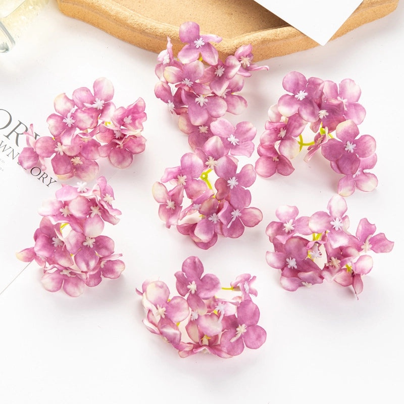 Elegant Pastoral Hydrangea Silk Flowers Artificial Plants for Home Decor|Artificial Flowers