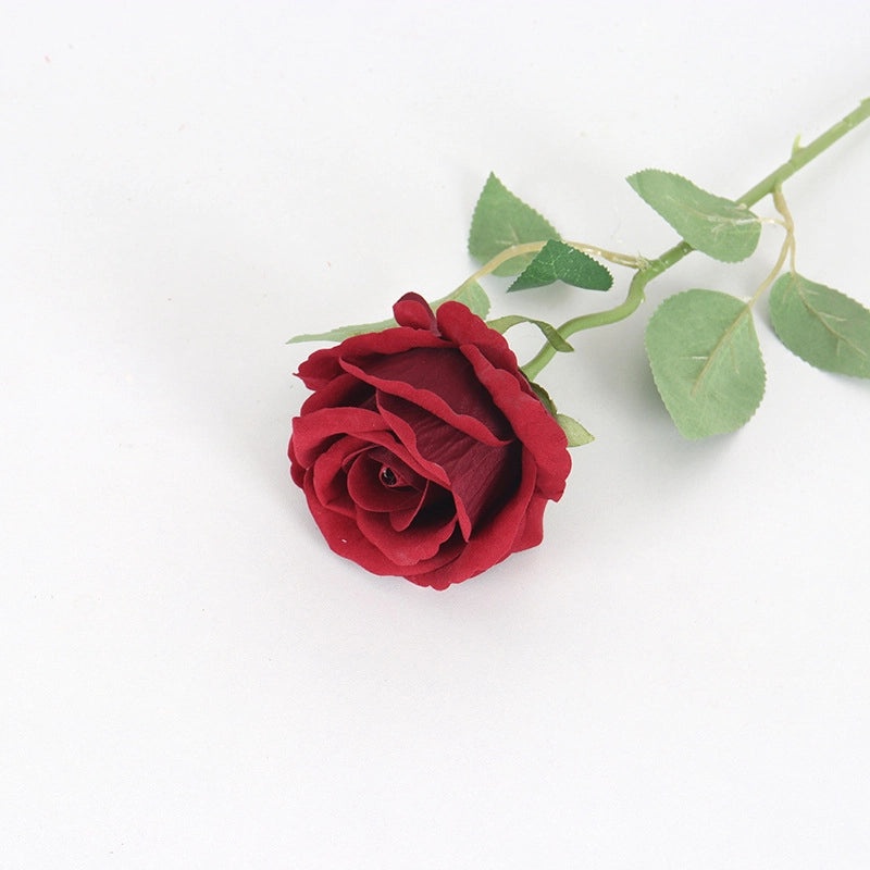 Velvet Pearl Rose Wall Decor for Home Hotel Wedding Valentine's Day | Home Decor & Wall Art