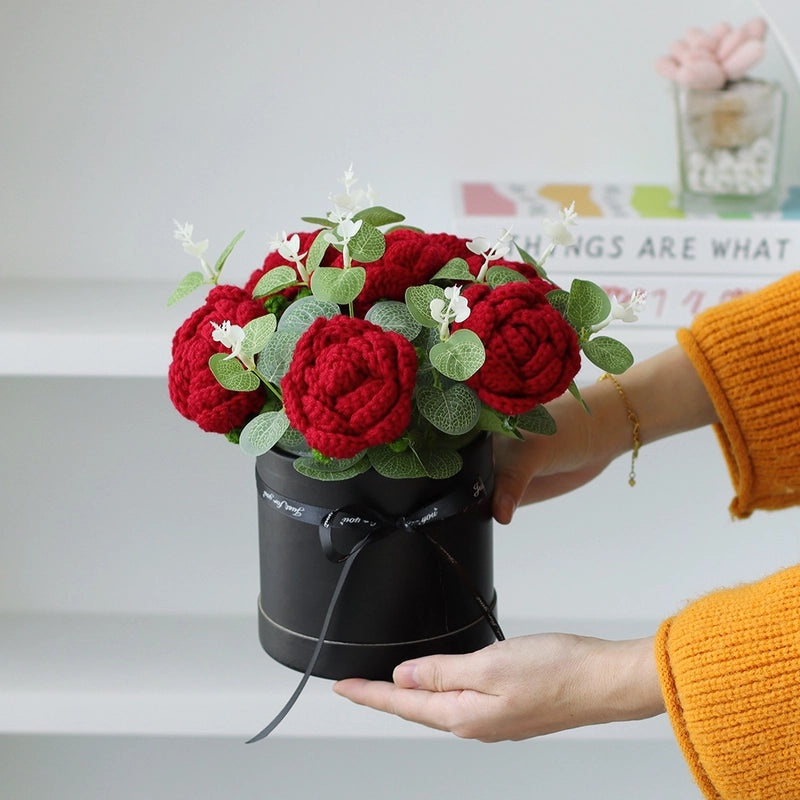 Elegant Valentine's Day Floral Yarn Accessories for Women|Fashion Jewelry