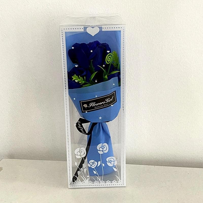 Romantic Carnation Rose Soap Flower Artificial Floral Arrangement|Home Decor Artificial Flowers