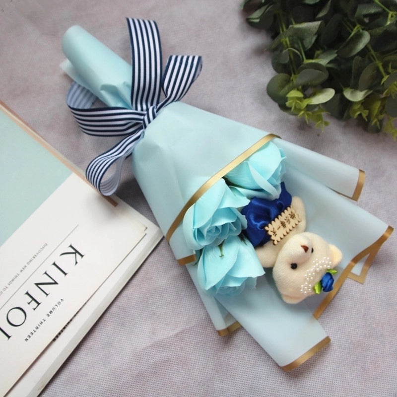 Minimalist Classic Flower Soap Artificial Flowers for Home Decor|Home & Garden > Home Decor > Artificial Flowers