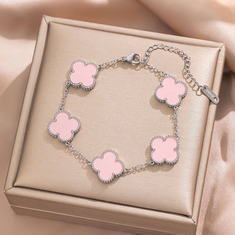 Women’s Casual Geometric Titanium Steel Electroplated Bracelet | Jewelry & Accessories