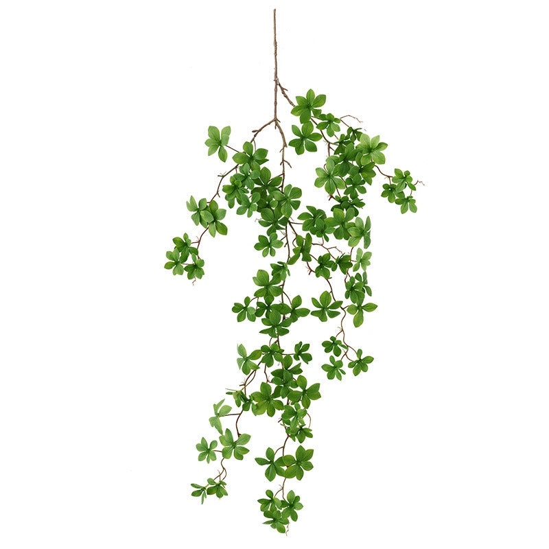 Artificial Green Japanese Bell Plant Fake Leaves Plastic Rattan Flower for Living Room Pipe Covering Decoration|Home Decor Artificial Plants