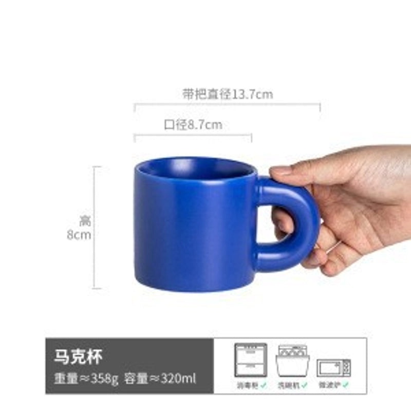 Vintage Floral Ceramic Coffee Mug 1 Pc|Home & Kitchen > Drinkware > Mugs