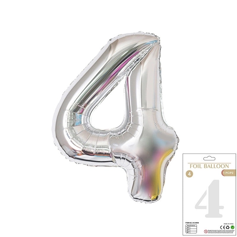 Personalized Birthday Number Balloons Aluminum Foil Party Decorations|Party Supplies Balloons