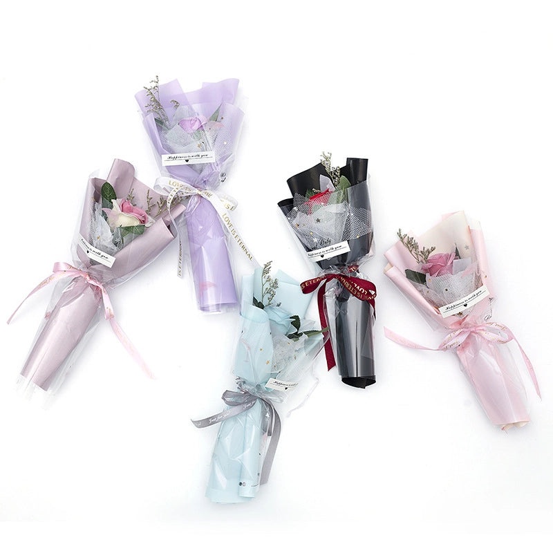 Elegant Valentine’s Day Artificial Flower Soap Gift for Women|Home Decor & Gifts