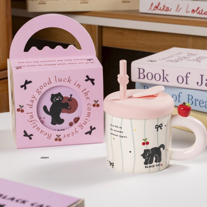 Adorable Cartoon Ceramic Coffee Mug 1 Piece|Home & Kitchen Mugs