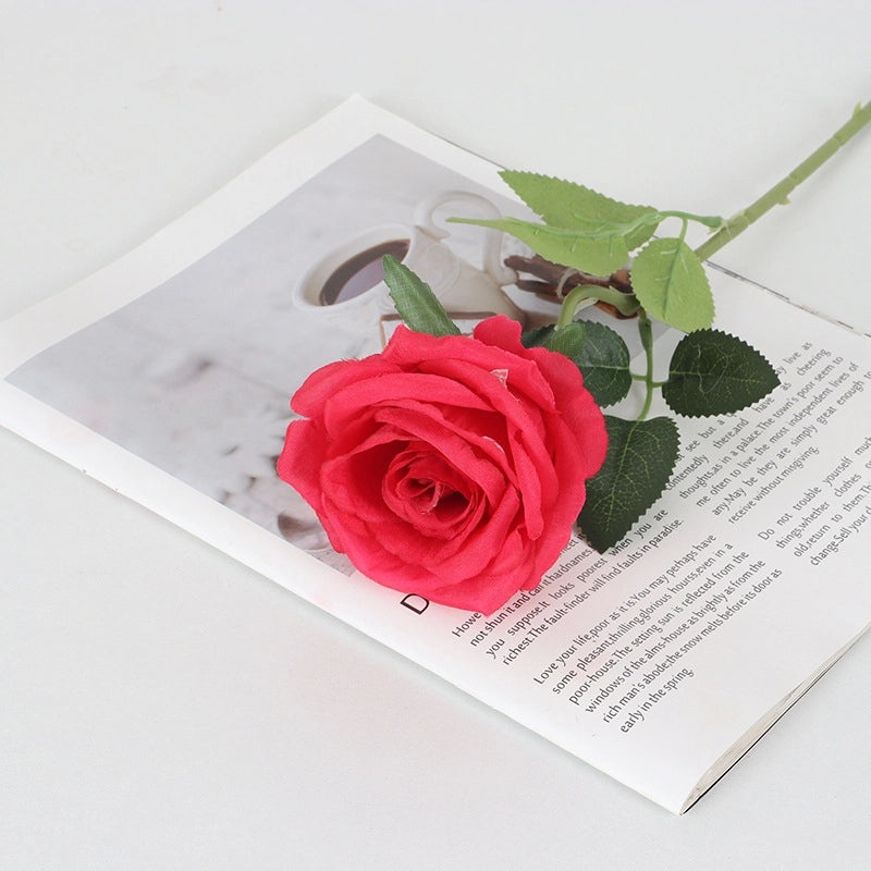 Velvet Pearl Rose Wall Decor for Home Hotel Wedding Valentine's Day | Home Decor & Wall Art