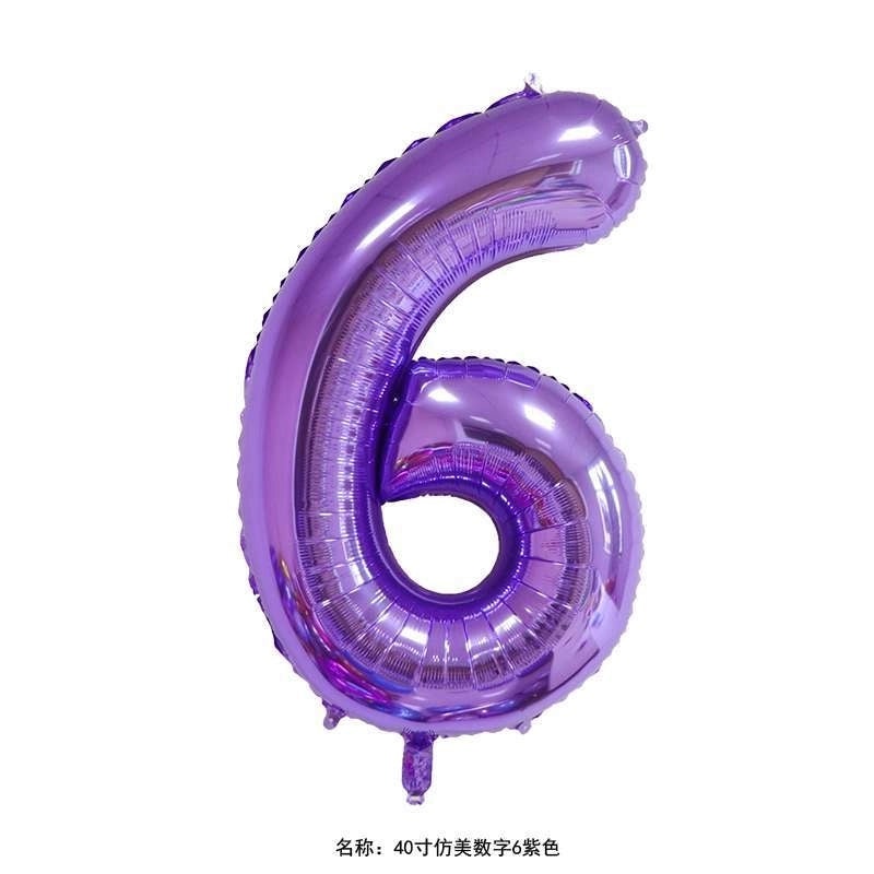 Personalized Birthday Number Balloons Aluminum Foil Party Decorations|Party Supplies Balloons