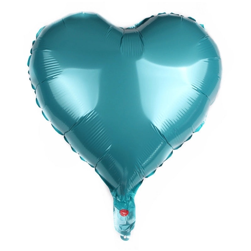 50 Pack Valentine's Day Heart-Shaped Aluminum Foil Balloons for Party Decor|Party Supplies