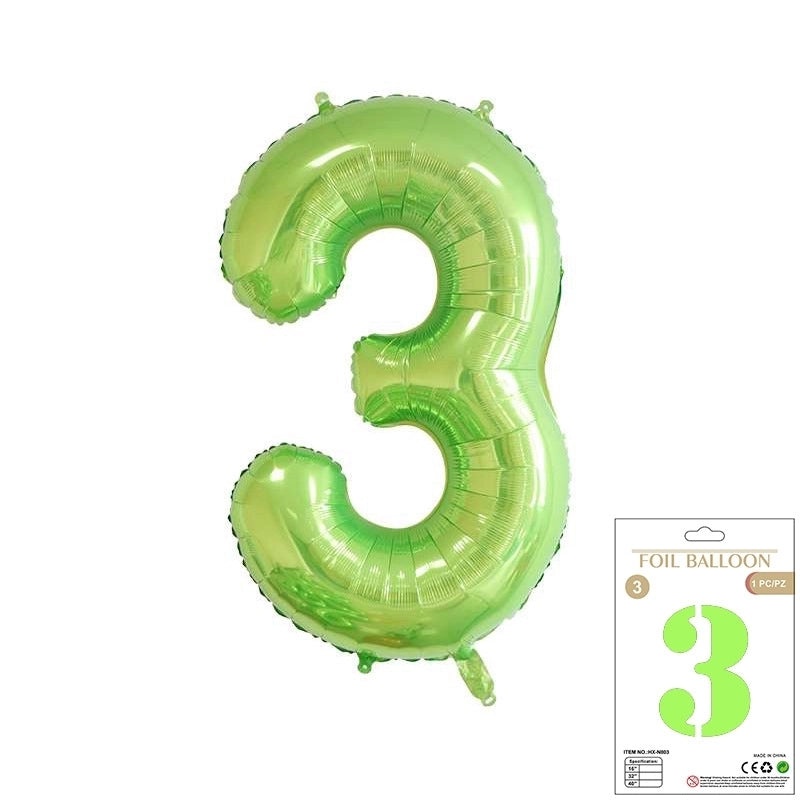 Personalized Birthday Number Balloons Aluminum Foil Party Decorations|Party Supplies Balloons