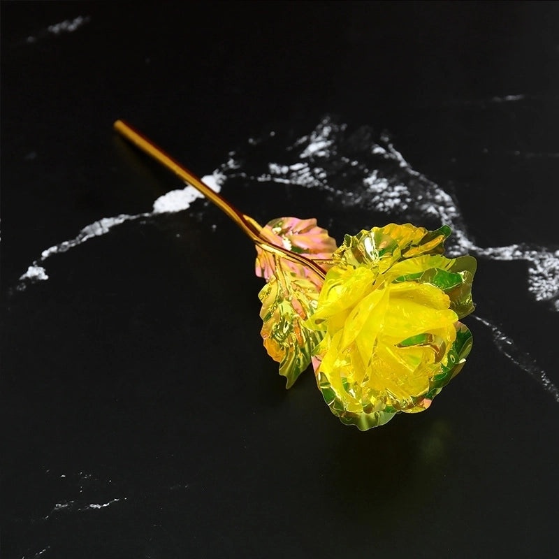 Rose Gold Foil Paper Artificial Plant for Party and Festival Decor | Home & Garden Decorations