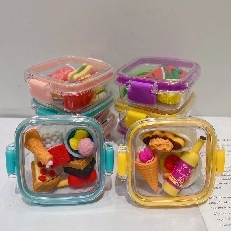 Cartoon-Inspired Detachable Assembled Eraser for Kids|School Supplies & Stationery