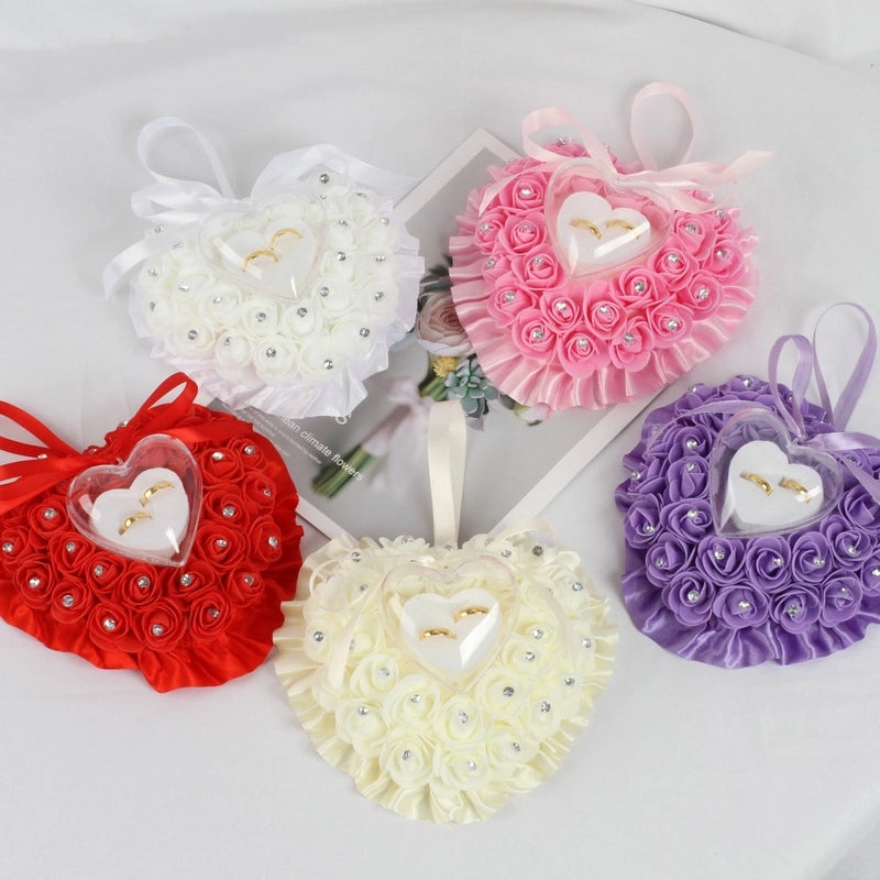 Heart Shaped Foam Flower Bouquet Artificial Flowers for Home Decor|Artificial Flowers & Plants