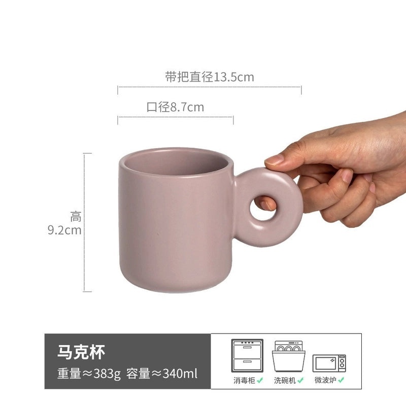 Vintage Floral Ceramic Coffee Mug 1 Pc|Home & Kitchen > Drinkware > Mugs