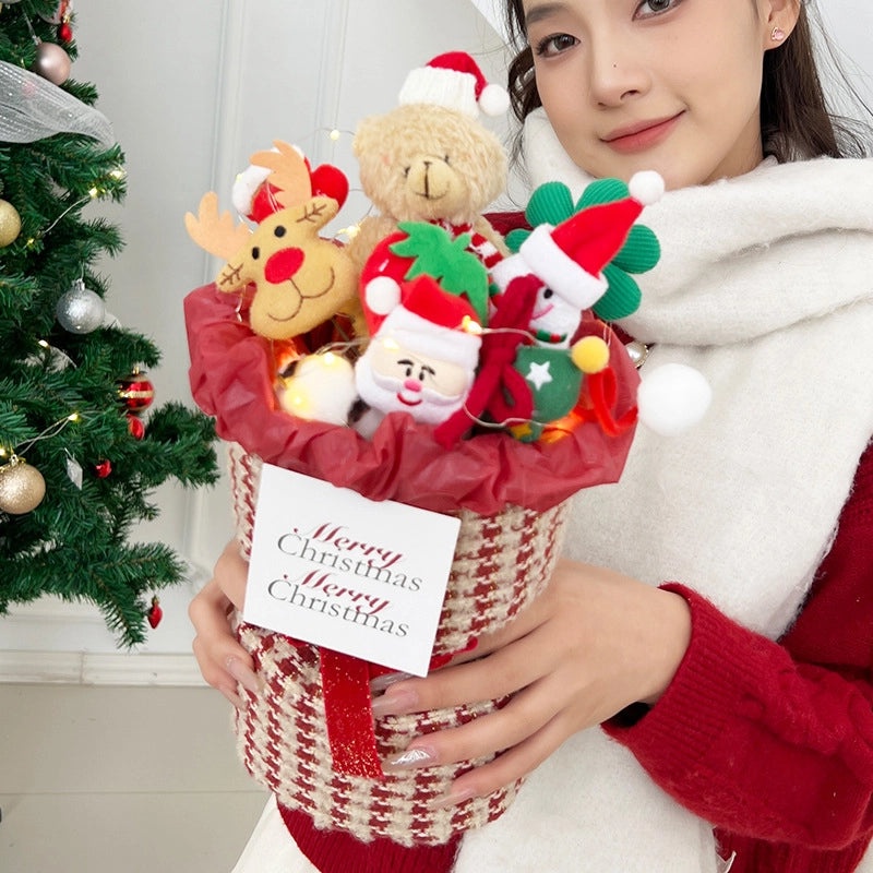 Nordic Christmas Santa Bear Decoration | Holiday Home Decor