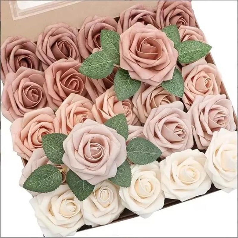 Chic Floral Plastic Artificial Flowers for Women|Home Decor & Artificial Flowers