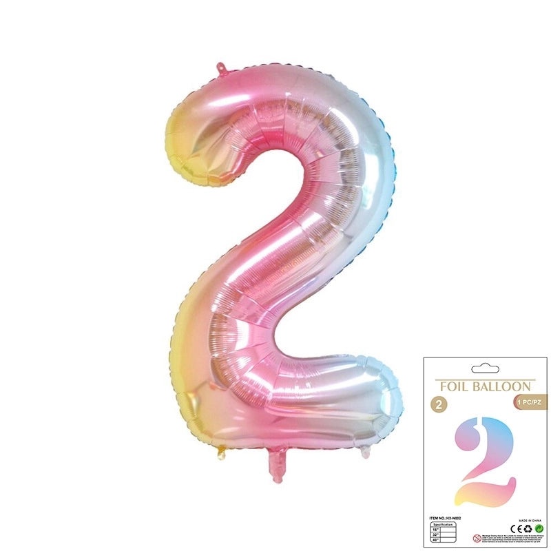 Personalized Birthday Number Balloons Aluminum Foil Party Decorations|Party Supplies Balloons