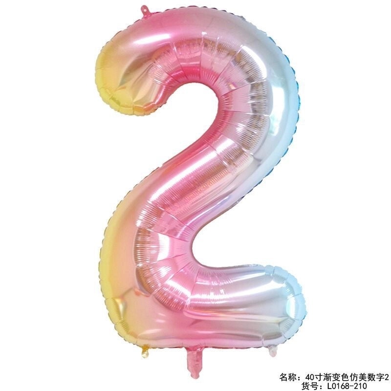 Personalized Birthday Number Balloons Aluminum Foil Party Decorations|Party Supplies Balloons