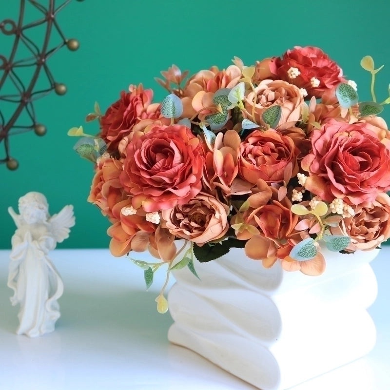 Elegant Minimalist Silk Flowers for Home Decor|Home Decoration & Artificial Plants