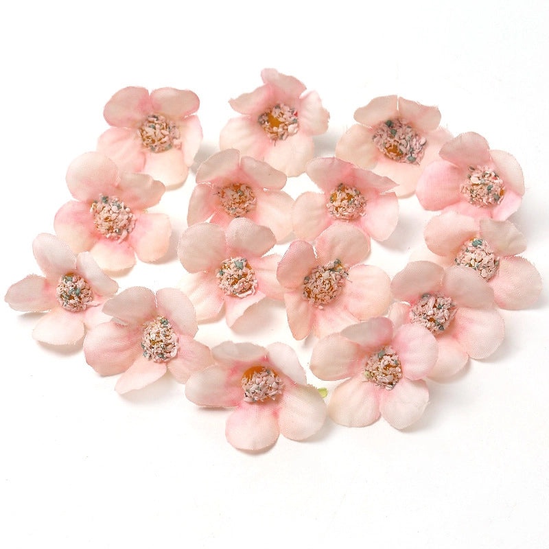 Pink Handmade Artificial Flower Hair Accessories for Wedding Photography DIY Decoration|Wedding Accessories